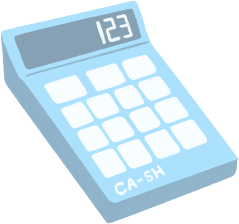 電卓のイラスト