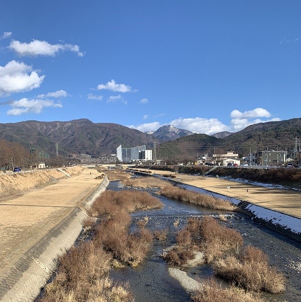 松本市の薄川