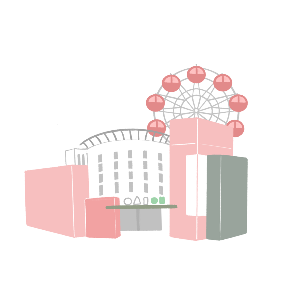 モザイクモールのイラスト